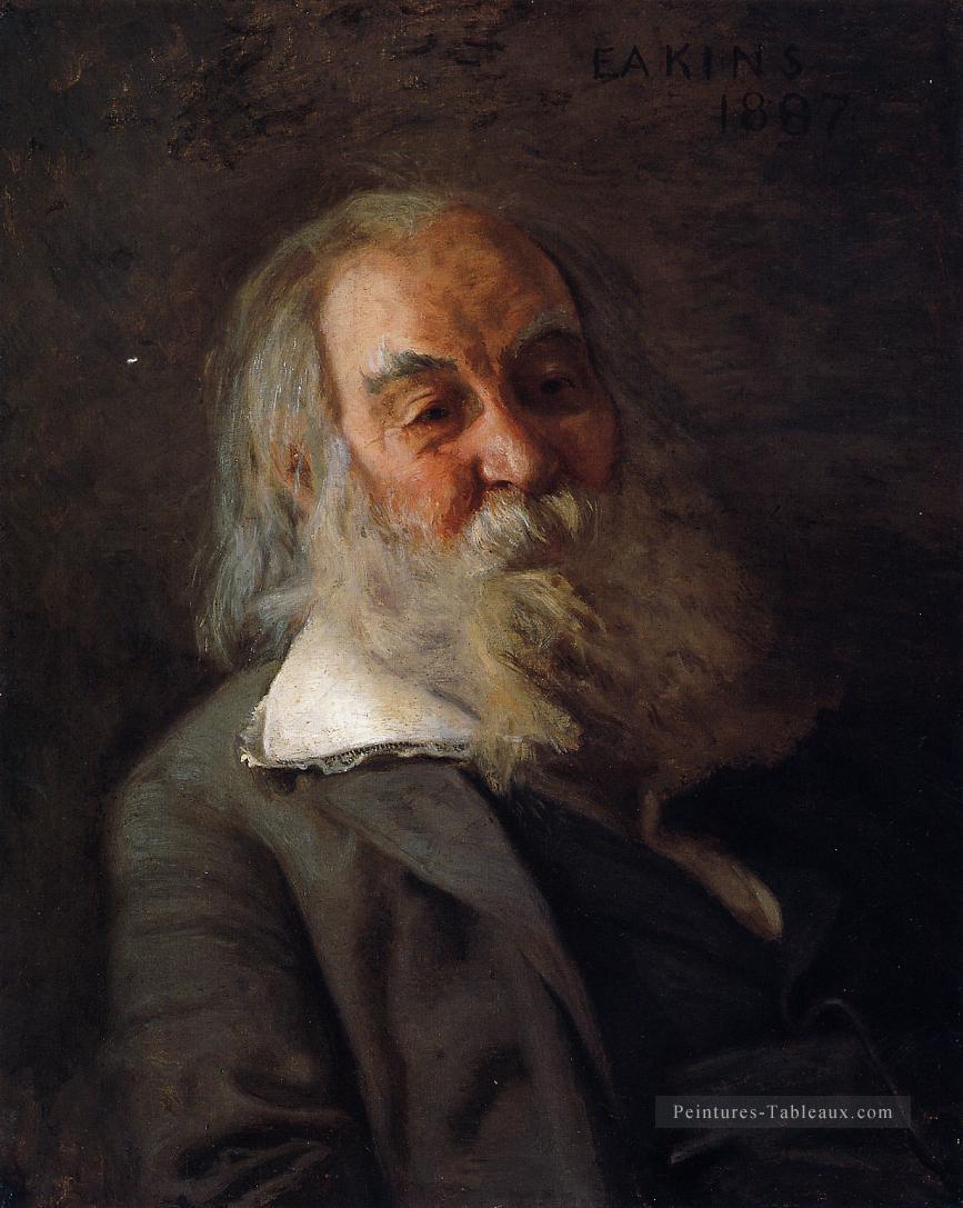 Portrait de Walt Whitman réalisme portraits Thomas Eakins Peintures à l'huile